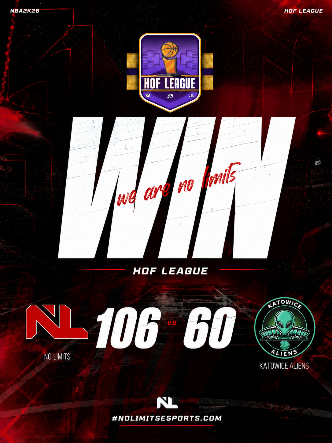 Mais uma vitória na HOF League