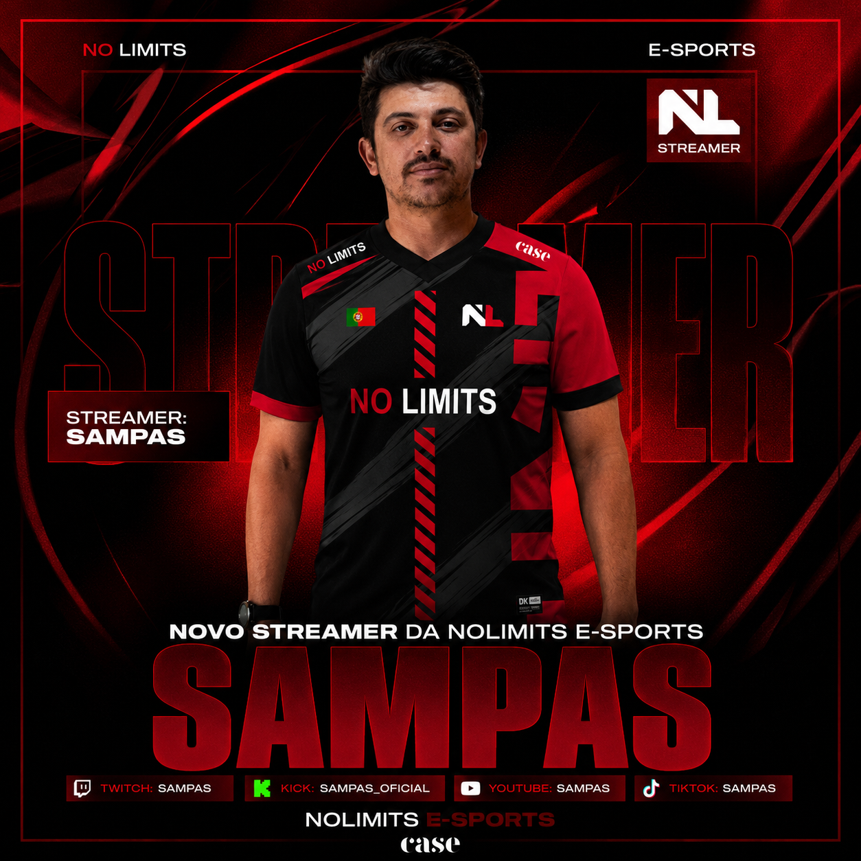 Novo streamer dos NoLimits