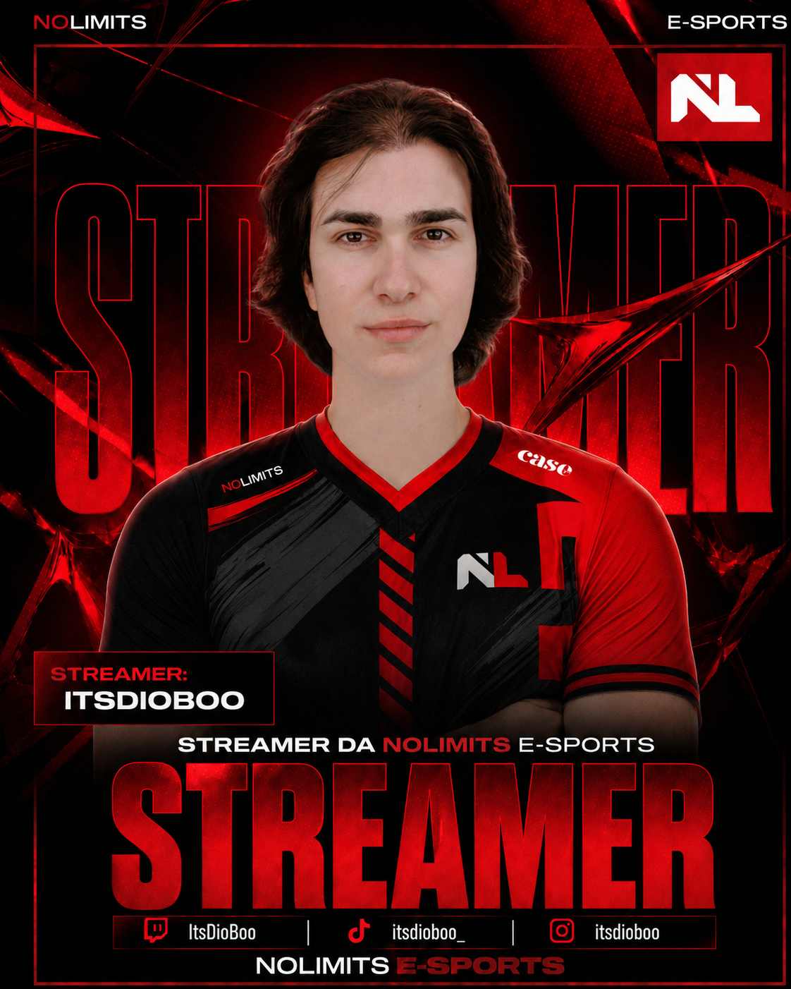A mais recente chegada de ItsDioboo como Streamer