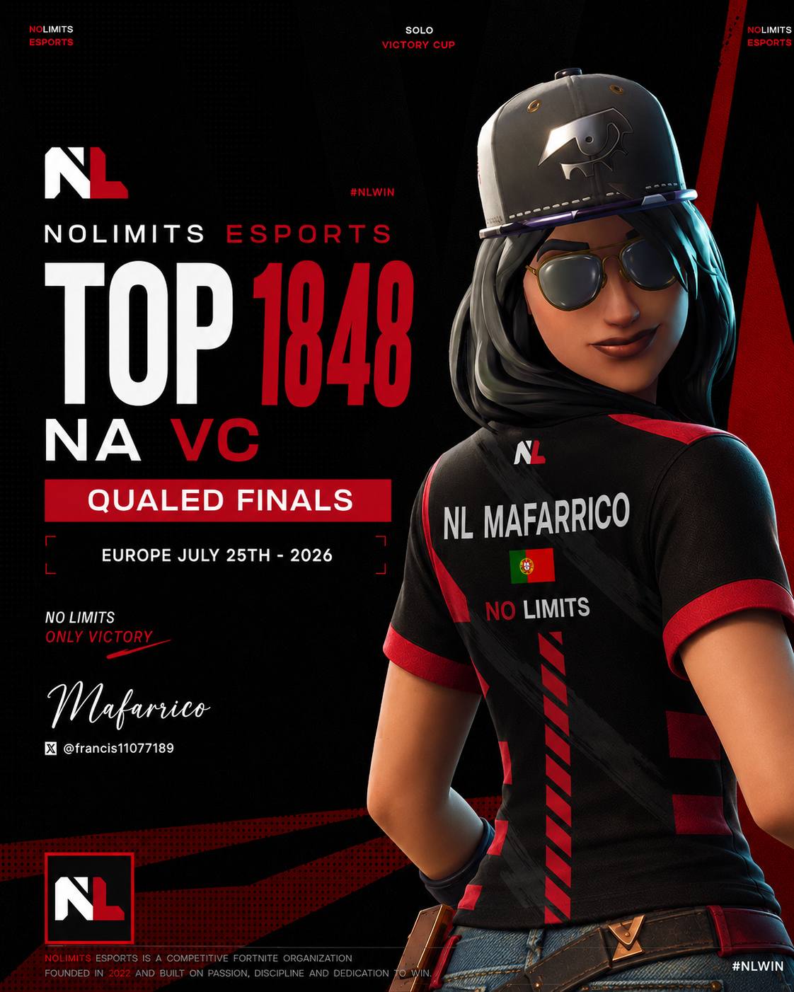 QUALIFICOU-SE PARA AS FINAIS DA SOLO VC CUP