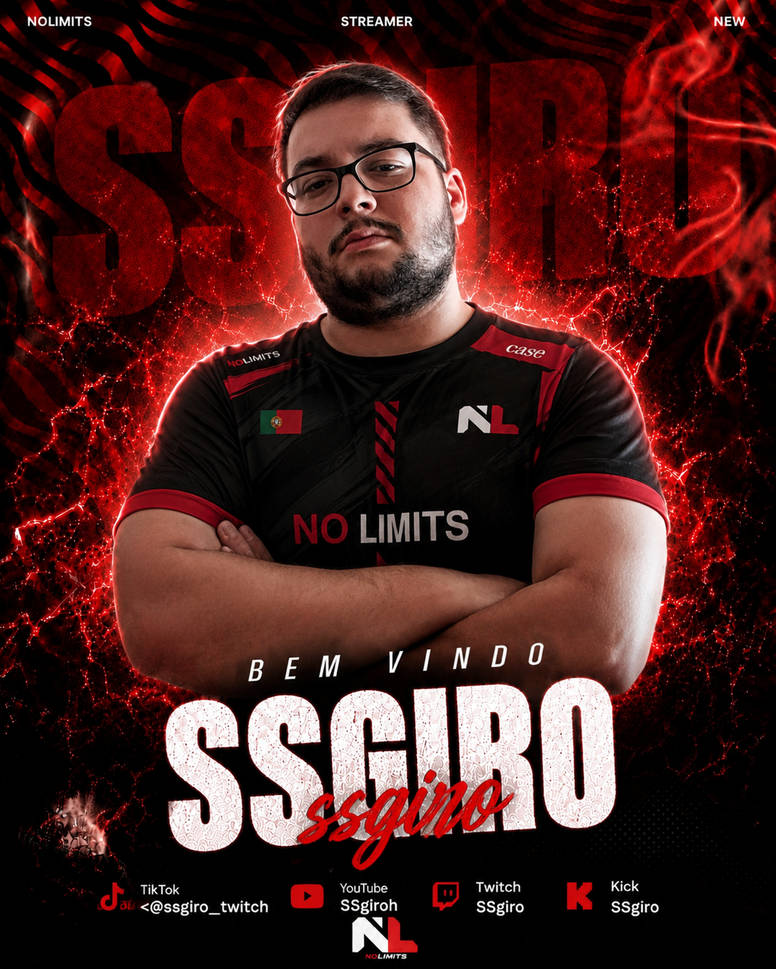 Os NoLimits dão as boas-vindas a um novo Streamer