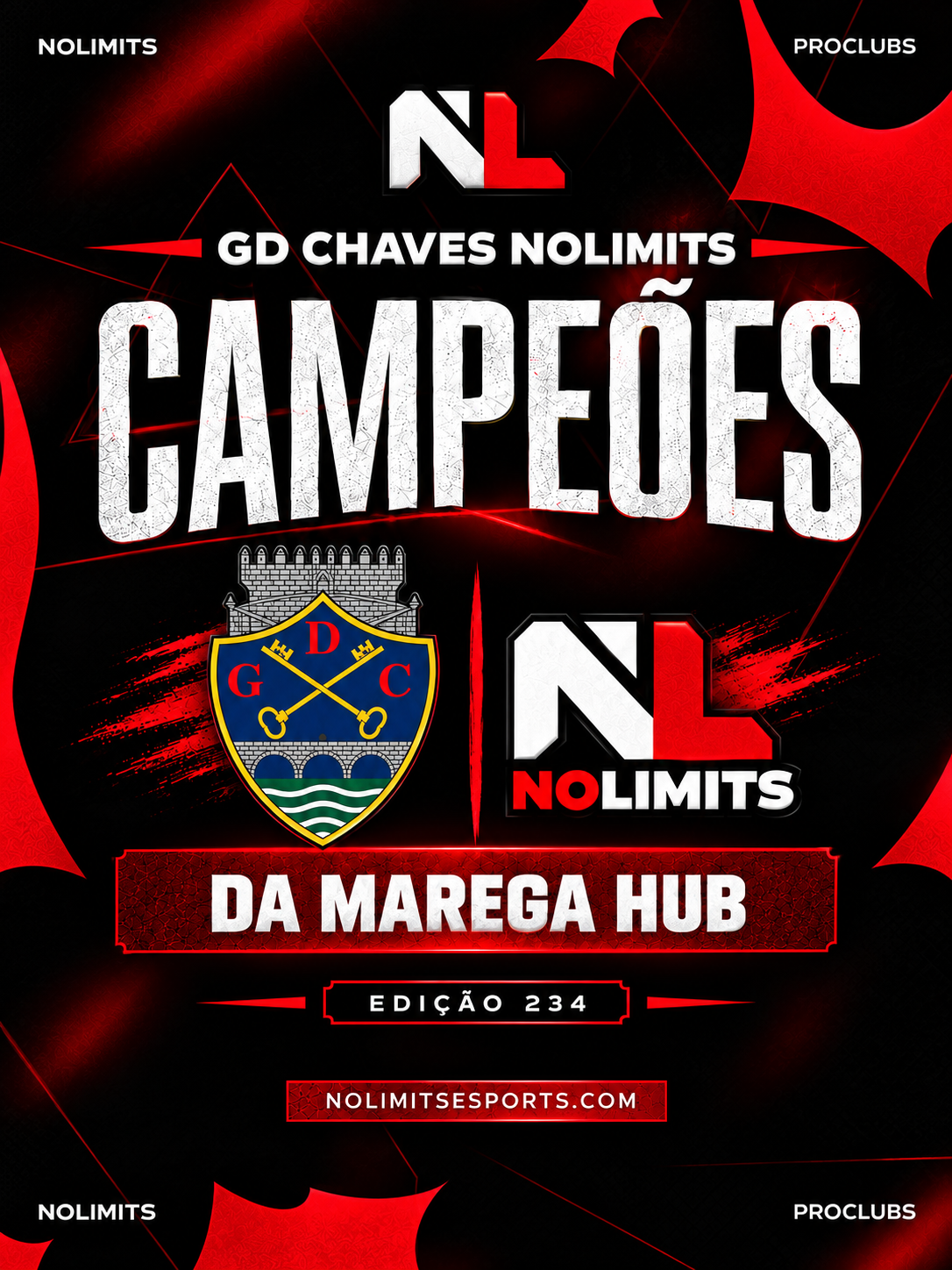 GD CHAVES NOLIMITS — CAMPEÕES!