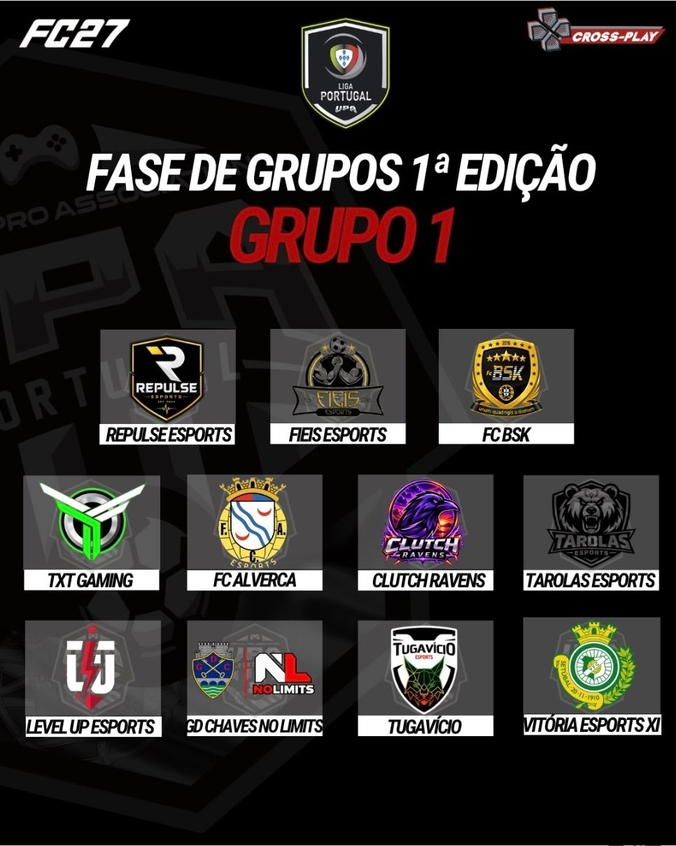 VPA PORTUGAL | FASE DE GRUPOS — GRUPO 1